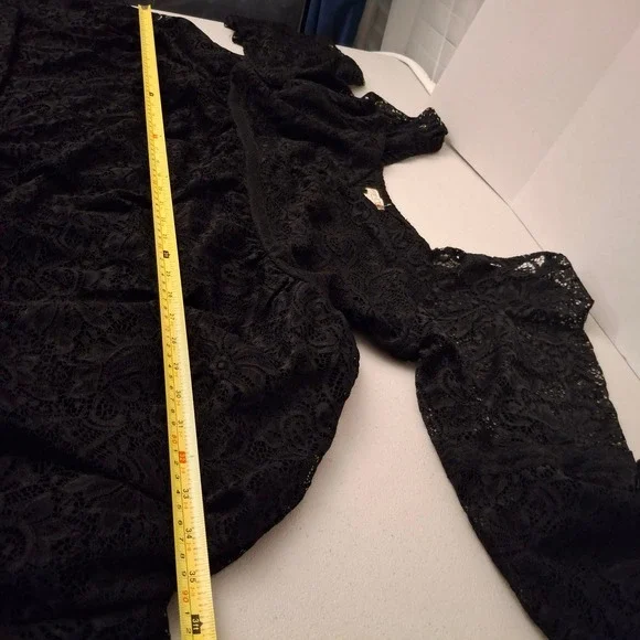 NEW Torrid Festi Festival Black Lace Tiered Maxi Dress Plus Size 3 3X - Picture 8 of 8